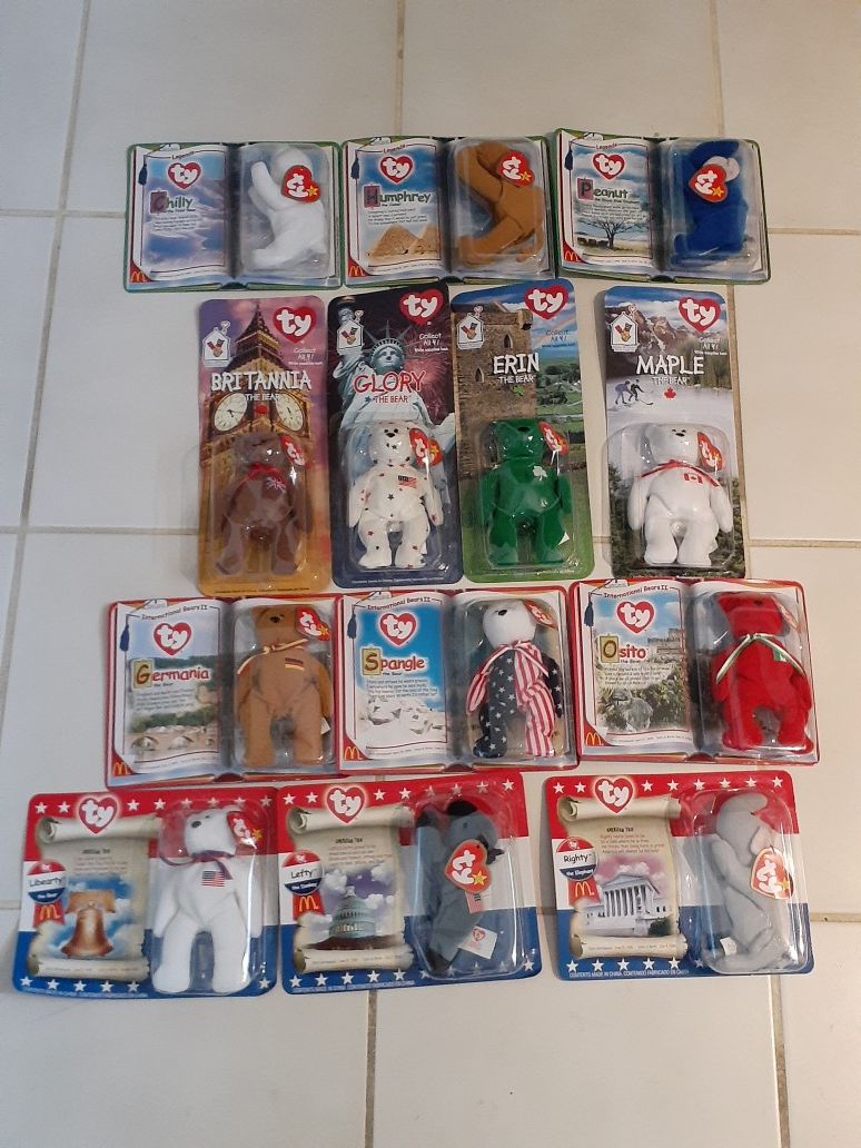 McDonalds Ty beanie babies - Lot