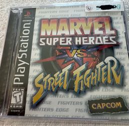 PlayStation 1 Marvel Heroes Street Fighter