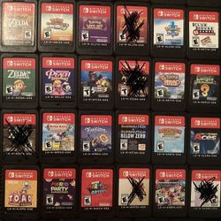 Nintendo Switch Games & 256gb sd card please read description