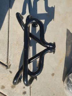 VW Baja Exhaust Header, Large 3 Bolt Flange, with Heater