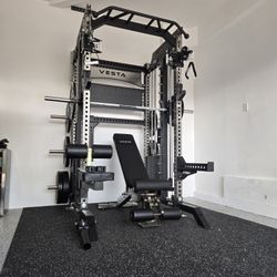 NEW Vesta Pro Series 3in1 Squat Rack | Functional Trainer | Smith Machine | Pulley System |🔴WEIGHTS,BAR, & BENCH SOLD SEPARATELY 🔴 FREE DELIVERY🚚 