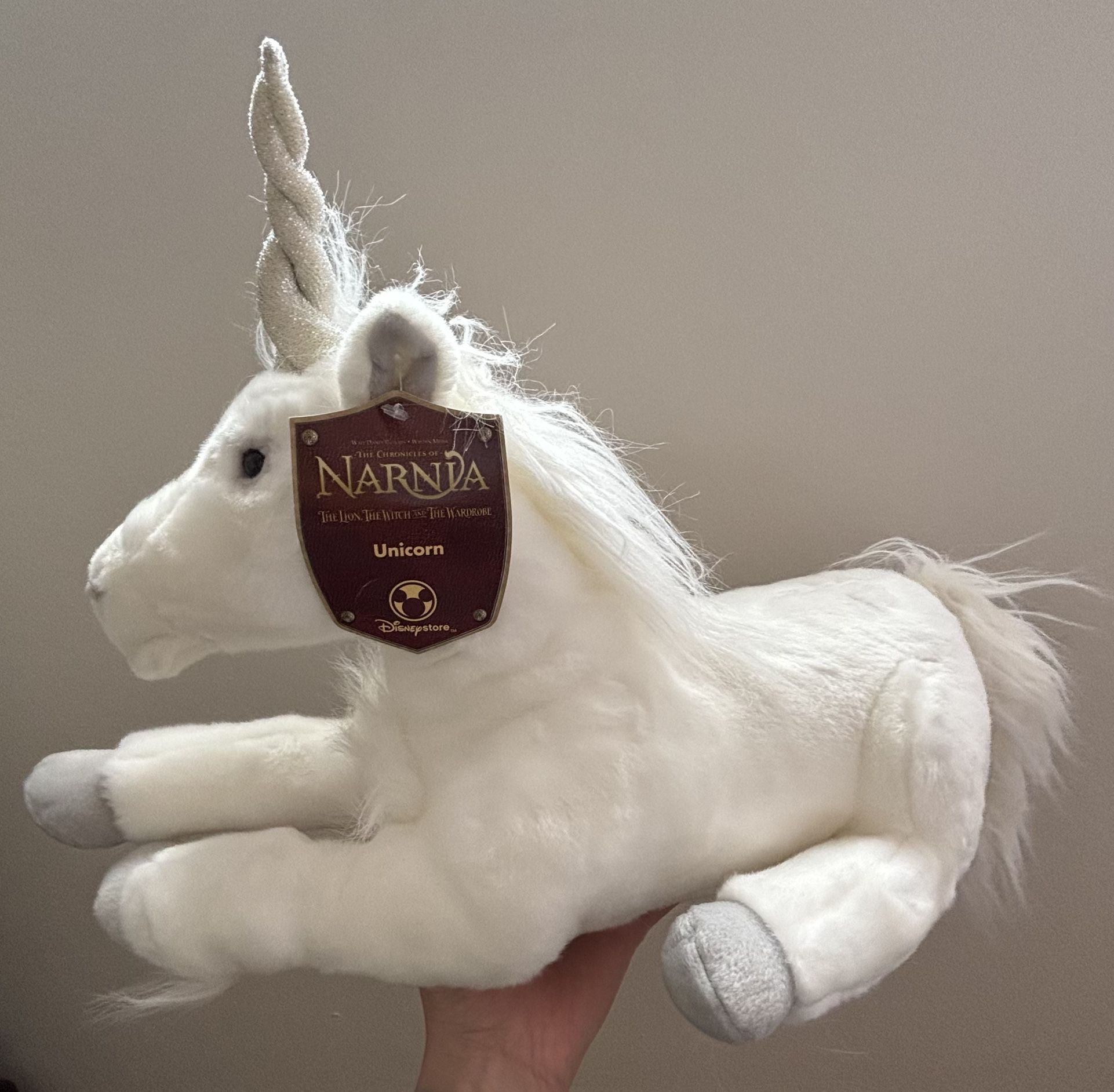 Disney Narnia Unicorn Plush ( New With Tags )