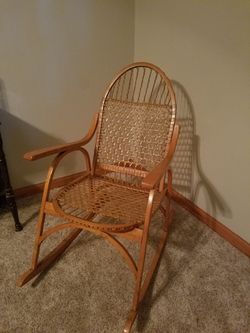 Vintage Vermont Tubbs Snowshoe Chair