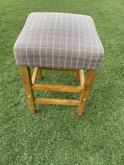 Stool With Cushion ( 2 Stools)