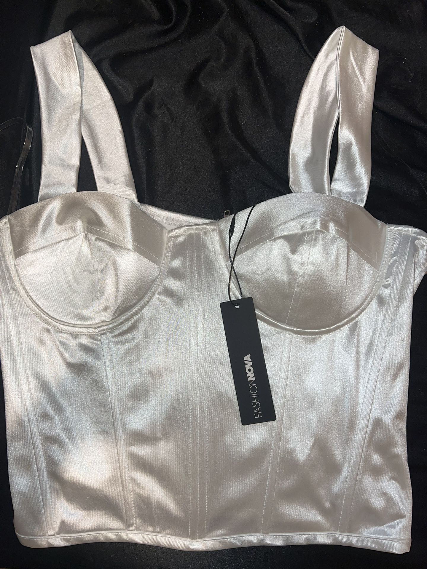 Satin Corset Top
