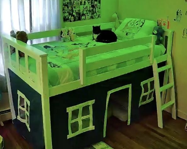 Twin size loft Bunk Bed