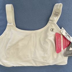 2 Champion Powersleek Sports Bras 34DD White - Discontinued