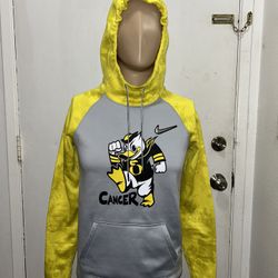 Nike Oregon Ducks Stomp Out Cancer Hoodie Womens Doernbecher College Football XS