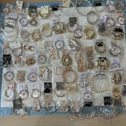 Bulk Hoop Earings 75 Pcs