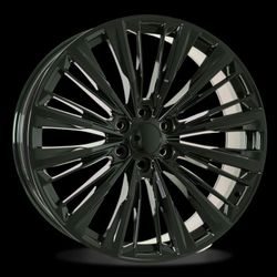 FIRE 24X10 EXTREME OE 6x139.7 GM REP C CB ALL GLOSS BLACK WHEELS
