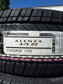 Bridgestone Alenza A/S 02 275/60/20 115S Tire