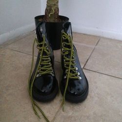 Patent Leather Boots