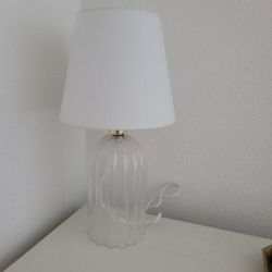 Urban Behavior Clear Glass Table Lamp
