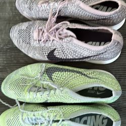2 Pairs Of Nike Shoes Men’s Size 13 , Flyknit Runners - New/no Box 