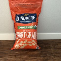12 Lbs Organic Short Grain Brown Rice 