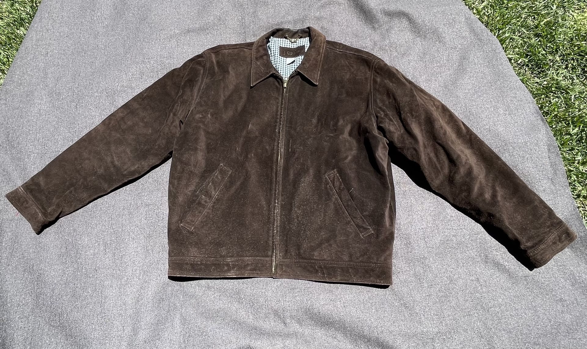 J.Crew Men’s Vintage Leather Jacket Size Medium