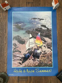 1983 Hobie Cat Vintage Sailing Poster