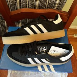 newest Tags, Adidas Women’s Sambae Black And White Sneakers