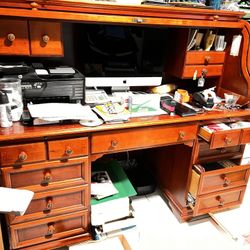 Antique Roll up desk