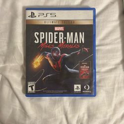 Spider Man ULTIMATE EDITION: Includes Both Miles Morales And Spider Man Remastered PS5