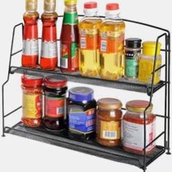 Brand New Kitchen Spice Double Layer Storage Rack