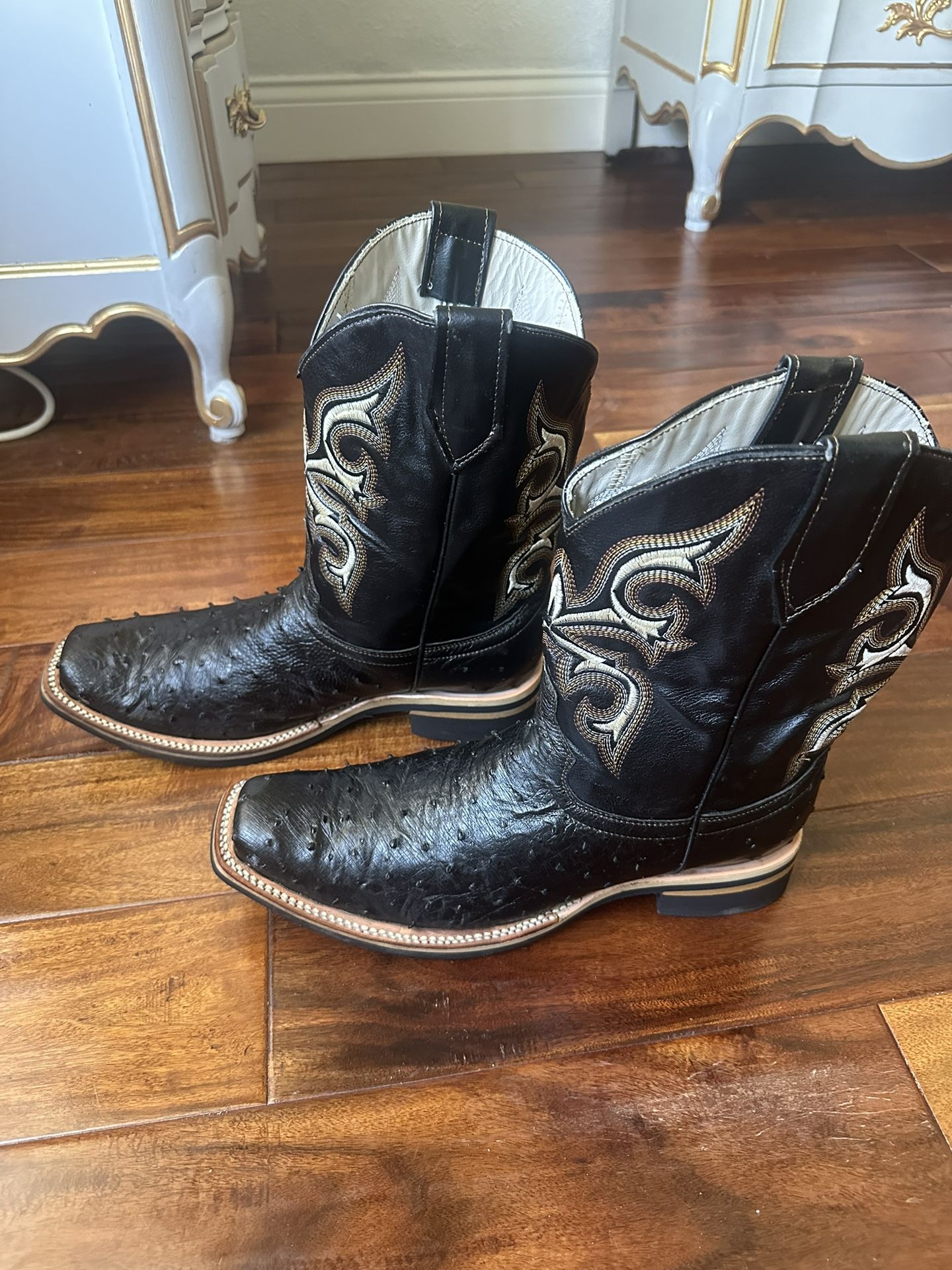 Ostrich Boots Size 12