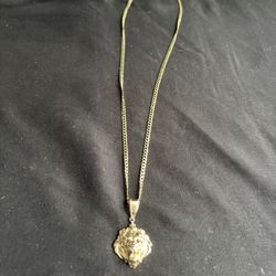 Male Lion Chain 14k