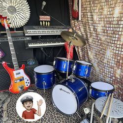 🔥 Kids Drum Set Complete Drums!