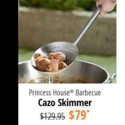 COLADOR PARA CARNITAS DE ACERO INOXIDABLE PRINCESS HOUSE 🫒🌷🫒🌷