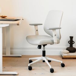 Branch Daily Office Chair in Limestone Vegan Leather
