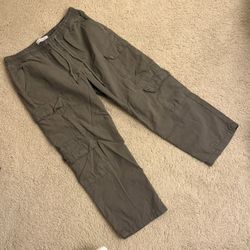 Olive Green Cargo Pants 