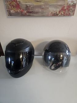 1 MOTORCYCLE HELMETS
