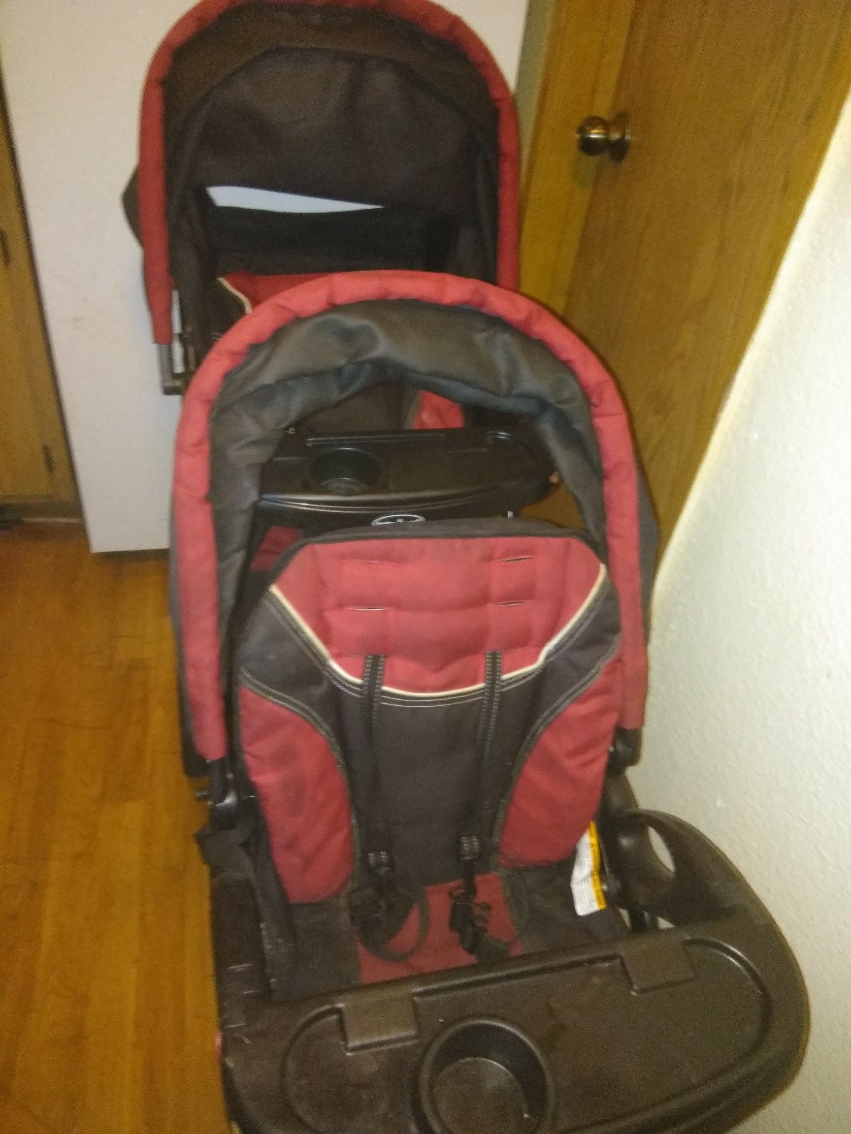 Double baby toddler stroller
