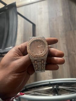 Iced Out Hip Hop Style Watch