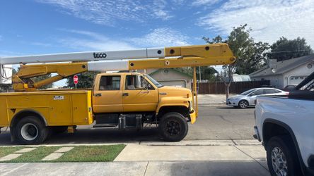 Boom truck tree truck