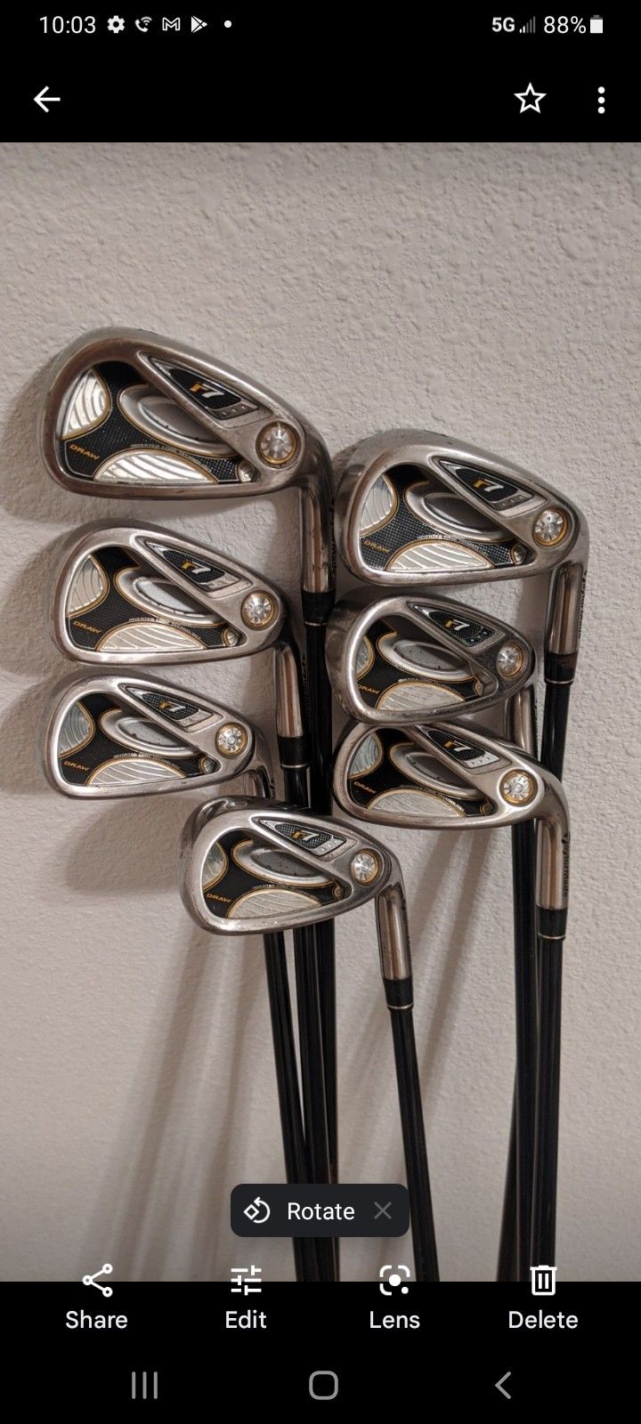 TaylorMade R7 Irons Senior Flex
