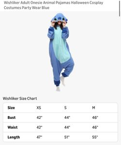 Adult Onesie Animal Pajamas Halloween Cosplay Costumes Party Wear Blue