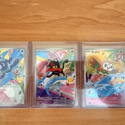 Pokemon gen 7 starter set