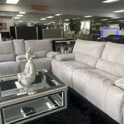🇺🇸PRE LABOR DAY SALE🇺🇸 Beautiful Power Head And Foot Recliner Sofa And Love Sets Now Up To 50% Off Starting At $1,199 