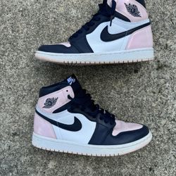 Jordan 1 Retro High Atmosphere Bubble Gum Women’s Size 9.5 Men’s Size 8 