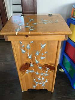 Wooden Storage Hand Painted