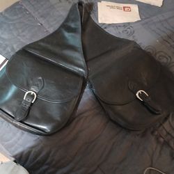 Genuine Leather Saddle Bags 