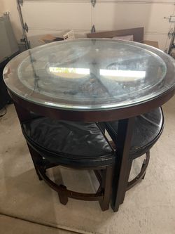 Counter height breakfast table