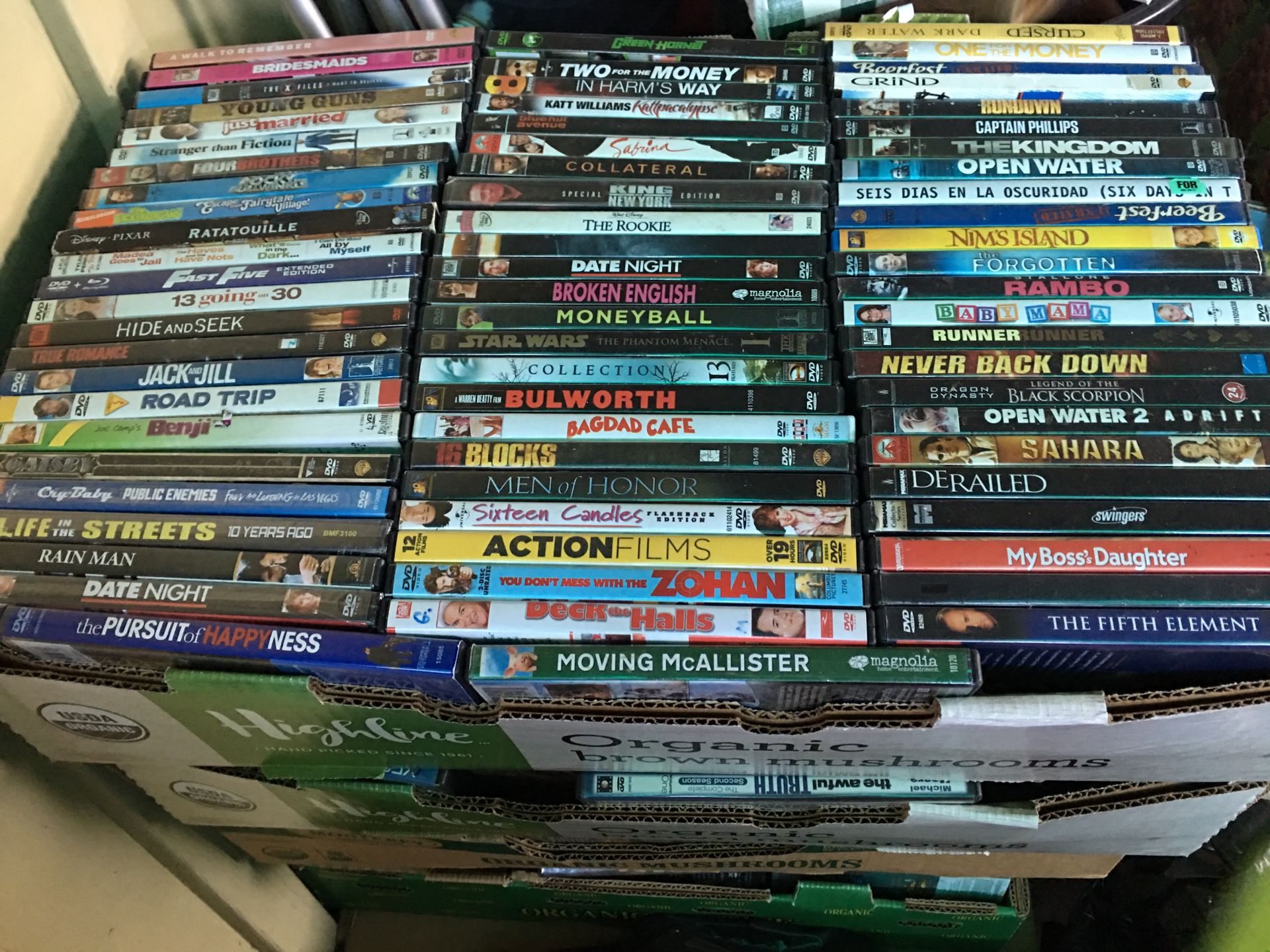 DVD Movies $1 each if buy 12 for $10