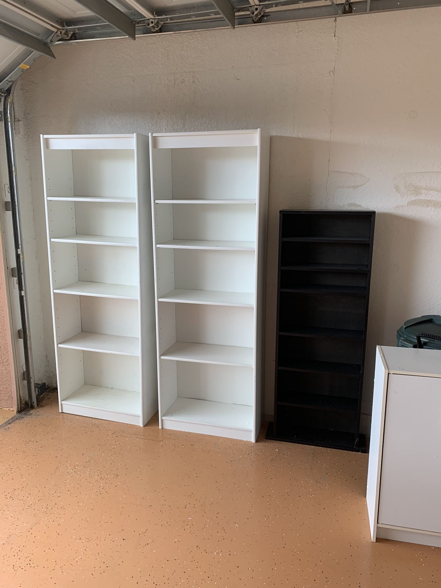 Storage shelves cabinets all of them