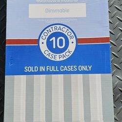 10-pack box of GE Cool White LED T8 TYPE B direct wire Tube Lights