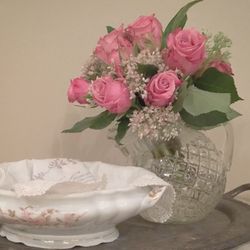 Vintage Glass Pitcher 