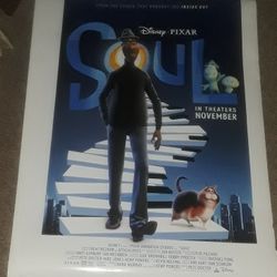 Soul Disney Pixar Original Double Sided Movie Poster 