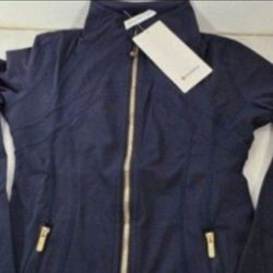 .Lululemon New Women One Piece Navy Blue Jacket-  Women's 4