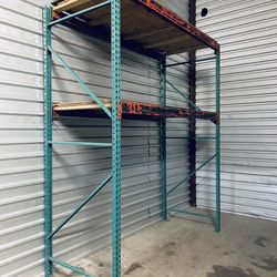 Metal Two Shelf Pallet Racking/Storage Shelving Unit, Approx. (10’ x 3.5’ x 8.5’)